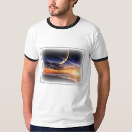 Camiseta Básica Cosmic Planet Horizon