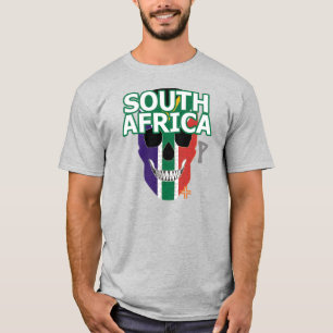 Camiseta básica da África do Sul HANDSKULL B2