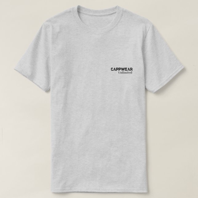 Camiseta Básica da Equipe CAPPWear (Frente do Design)