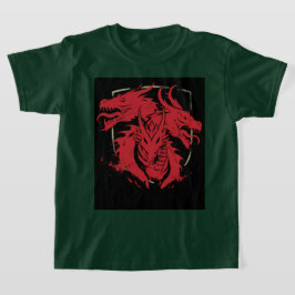 Camiseta Básica das Crianças de Dragões