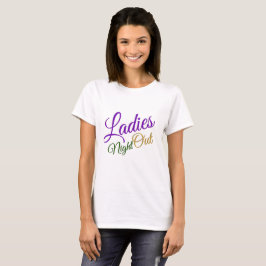 Camiseta Básica das Damas Night Out