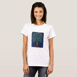 Camiseta Básica das Mulheres de Arte com Amor em Á