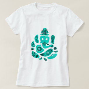Camiseta Básica das Mulheres de Elefante Lord Gan