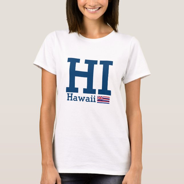 Camiseta Básica das Mulheres do Havaí (Frente)