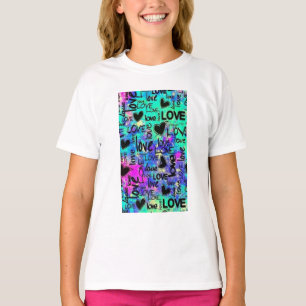 Camiseta Básica Das Raparigas - Confortável Todos 