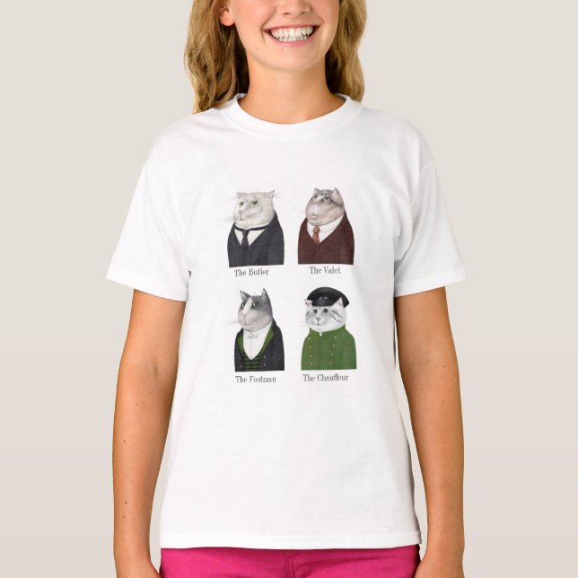 Camiseta Básica das Raparigas GATS MEN (Frente)
