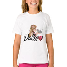 Camiseta Básica De Algodão Com Design De Kitten