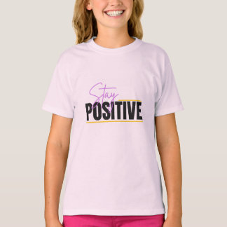 Camiseta Básica de Algodão Macio para Meninas