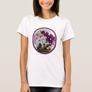 Camiseta básica de algodão mole para mulheres.