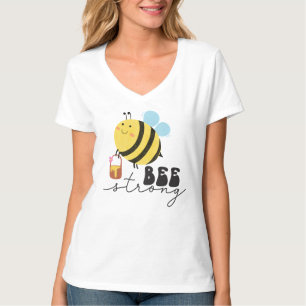 Camiseta Básica de Bee Strong Mulheres