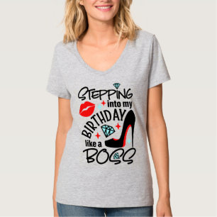 Camiseta básica de camiseta-do-pescoço-feminino