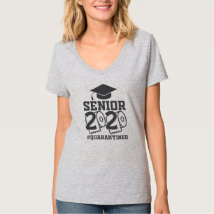 Camiseta básica de camiseta-do-pescoço-feminino