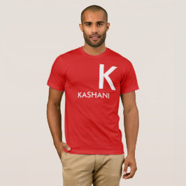 Camiseta Básica de Canvas Bella Masculina KASHANI