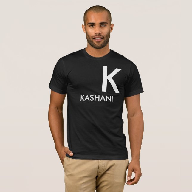 Camiseta Básica de Canvas Bella Masculina KASHANI (Frente Completa)