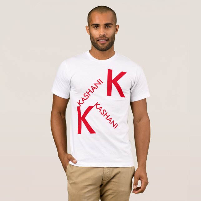 Camiseta Básica de Canvas Bella Masculina KASHANI (Frente Completa)