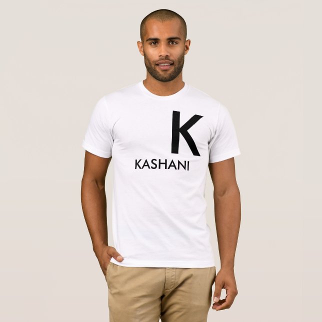 Camiseta Básica de Canvas Bella Masculina KASHANI (Frente Completa)