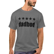 Camiseta Básica de Canvas do Dadbod Men, Branca