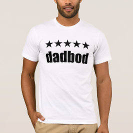 Camiseta Básica de Canvas do Dadbod Men, Branca
