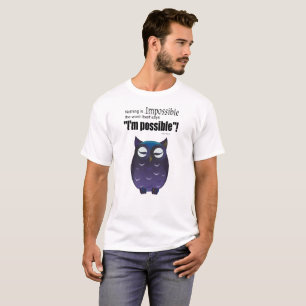 Camiseta básica de coruja