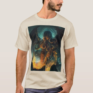 Camiseta básica de design de Lovecraft