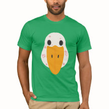 Camiseta Básica de Ganso com Espinhas
