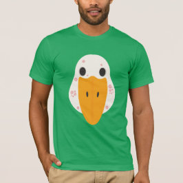 Camiseta Básica de Ganso com Espinhas