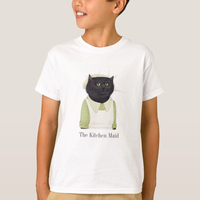 Camiseta básica de gatinhos KITCHEN MAID (Frente)