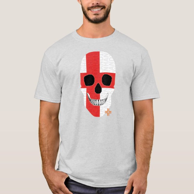 Camiseta básica de HANDSKULL Inglaterra B2 (Frente)