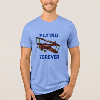 Camiseta básica de homens de aviação