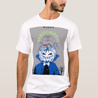 Camiseta Básica de Homens de Halloween