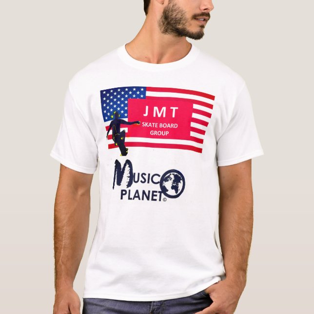 Camiseta Básica de Homens JMT MERCH (Frente)