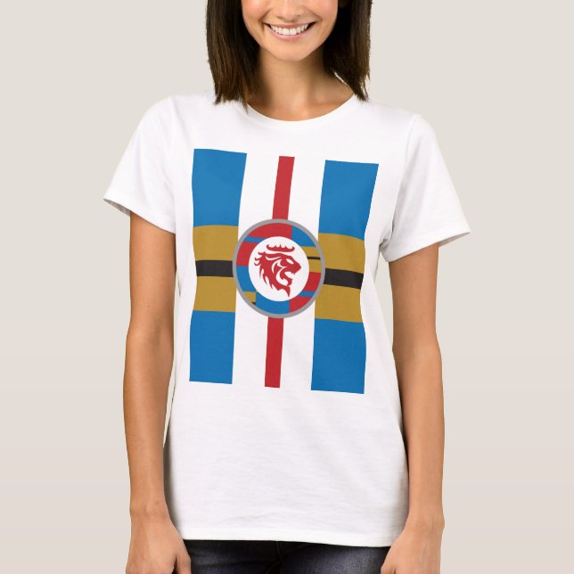 Camiseta Básica de Leão Vermelho (Frente)