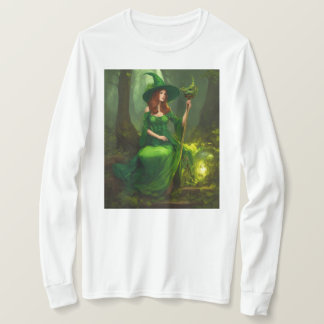 Camiseta básica de longa folga para raparigas