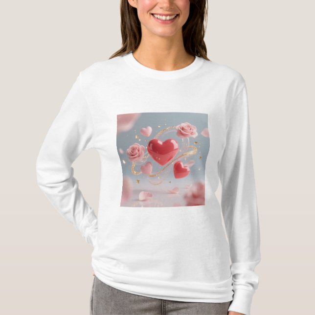 Camiseta Básica de Manga Longa (Frente)