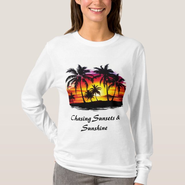 Camiseta Básica de Manga Longa (Frente)
