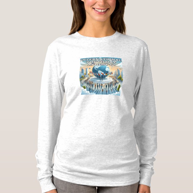 Camiseta Básica de Manga Longa (Frente)