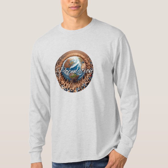Camiseta Básica de Manga Longa (Frente)
