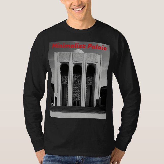Camiseta Básica de Manga Longa – Glamour Minimalis (Frente)