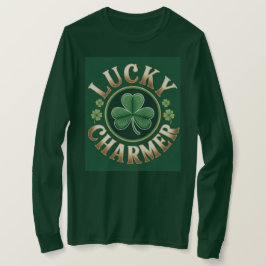 Camiseta Básica de Manga Longa Lucky Charmer