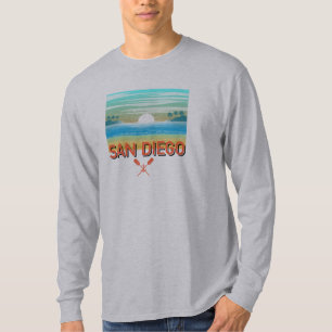 Camiseta Básica de Manga Longa San Diego Design