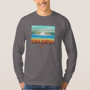Camiseta Básica de Manga Longa San Diego Design