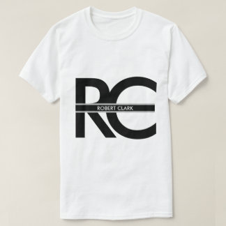 Camiseta Básica de Monograma Moderno