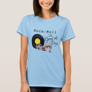 Camiseta básica de mulheres "Rock n Roll"