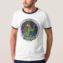 Camiseta Básica de Ringer de Homens de Virgem NP