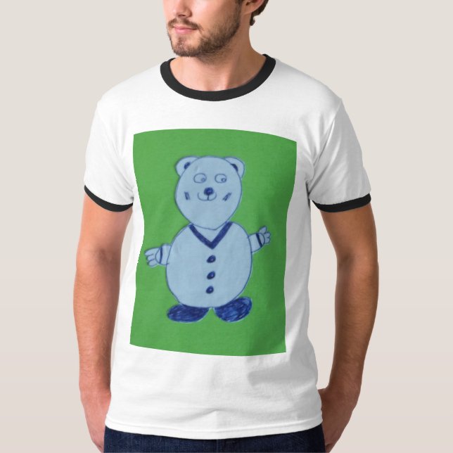 Camiseta Básica de Ringer de Mike Men (Frente)