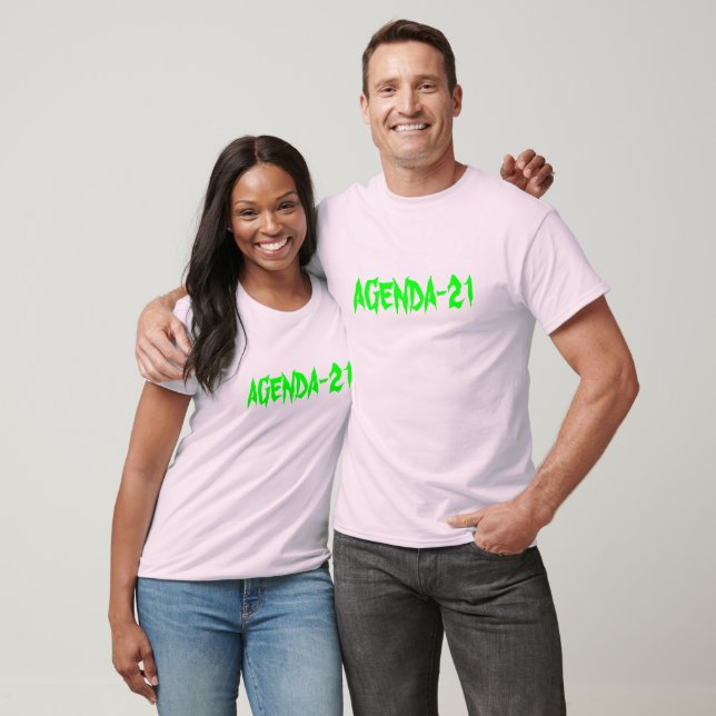 Camiseta básica de Roupa alternativo com Agenda 21 (Unissex)