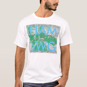 Camiseta Básica de Roupa americano HAMbWG - BP Gre