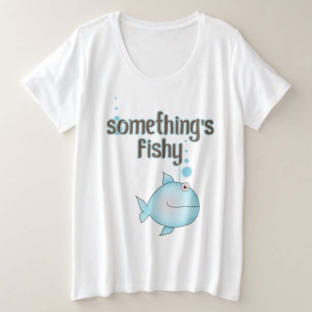 Camiseta básica de tamanho superior para mulheres (Frente do Design)