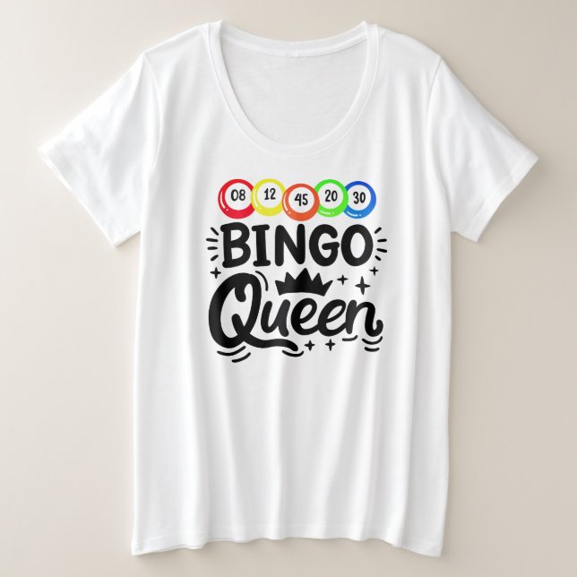 Camiseta básica de tamanho superior para mulheres (Frente do Design)