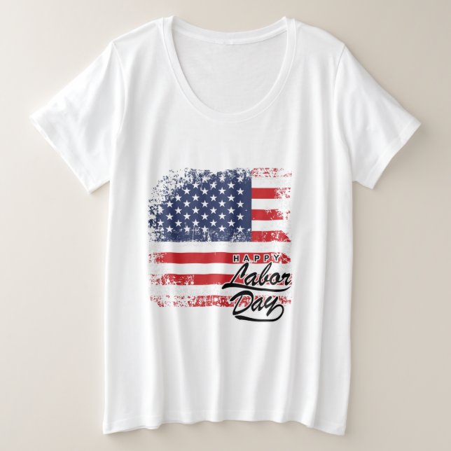 Camiseta básica de tamanho superior para mulheres  (Frente do Design)